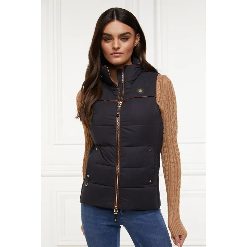 Holland Cooper Banbury Microfibre Gilet - Ink Navy